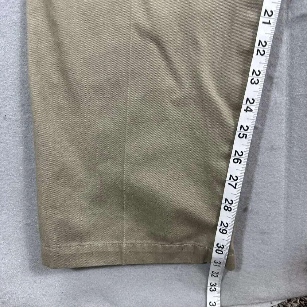 Savane Mens Straight Fit Flat front Khaki Dress Pants 36x32 - Picture 6 of 10